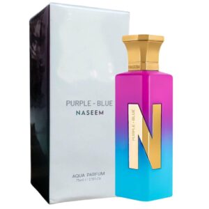 Naseem Purple Blue Aqua Parfum for Women packaging